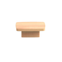 Kethy Timber Quattro L4312 oak cabinet knob with a modern, rounded design for furniture or cabinets.