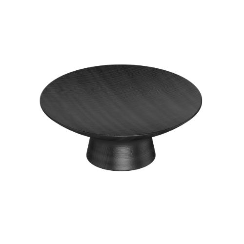 Olympia Knob Timber Cabinet Knob in Satin Black