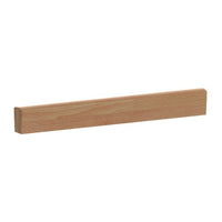 Kethy L6582 Trim Handle in oak finish, showing a close-up of the modern wooden cabinet door handle with sleek design.