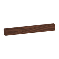Kethy L6582 Trim Handle in white with chrome finish, modern bathroom or kitchen cabinet hardware, visible on white background.