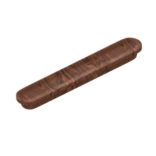 Kethy L6898 Ribe timber cabinet pull handle with a sleek white finish, designed for kitchen or furniture cabinetry.