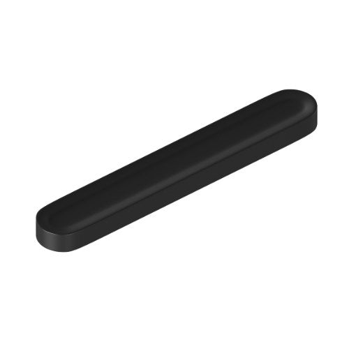 Shelf Timber Cabinet Pull Handle 224mm CTC, OA 274mm Black Stain in Satin Black