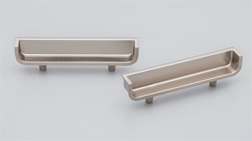 Back Cabinet Pull Handle 64mm CTC in Matt Nickel