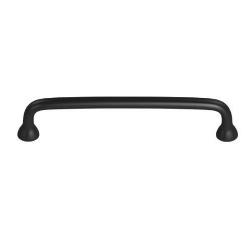 Iron Cabinet Pull Handle 160mm CTC Black in Black