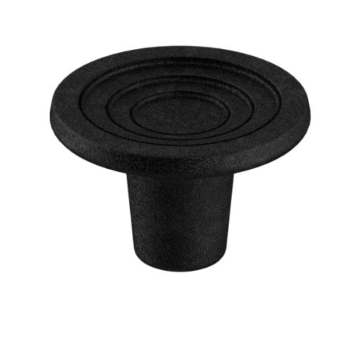 Iron Cabinet Knob 46mm dia Black in Black