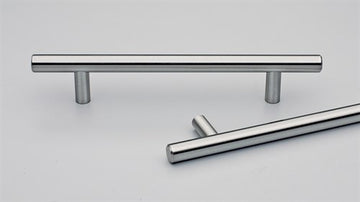 12mm Rail Cabinet Pull Handle 700mm with CTC 636mm in Satin Stainless