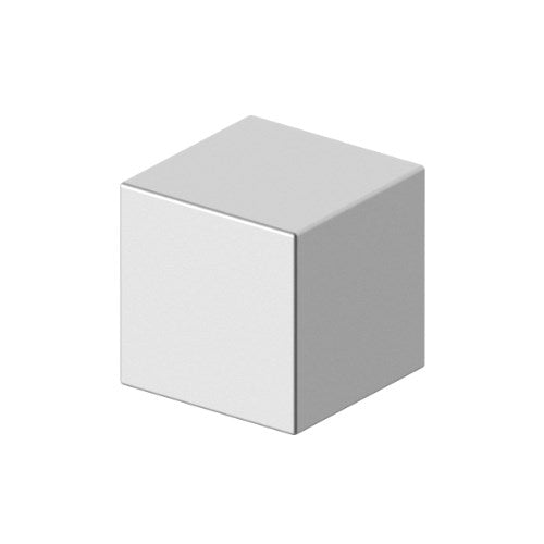 Cube Knob in Satin Stainless