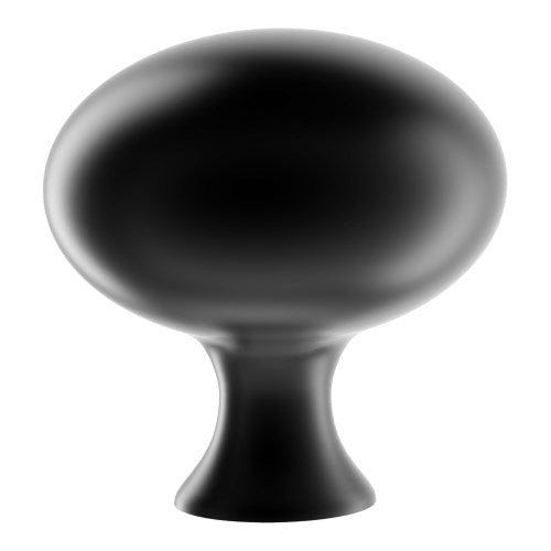 K001 Cabinet Knob, Solid Stainless Steel, 35mm Ø, Projection 35mm in Black