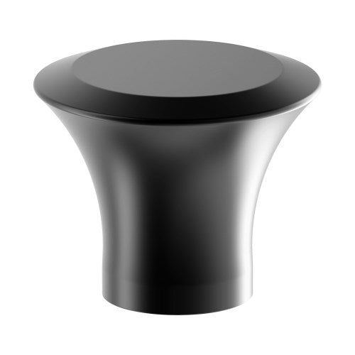 K006 Cabinet Knob, Solid Stainless Steel, 35mm Ø, Projection 35mm in Black