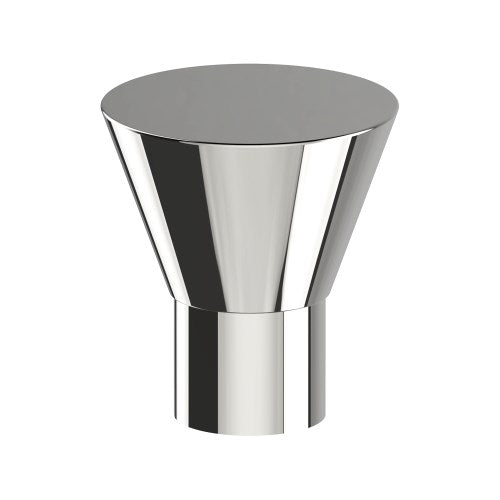K016 Cabinet Knob, Solid Stainless Steel, 35mm Ø, Projection 38mm in Polished Stainless