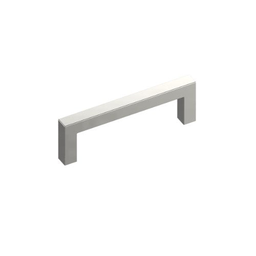 P100 Cabinet Pull Handle, Solid Stainless Steel, 10mm x 10mm x 106mm. 96mm CTC. Projection 30mm in Polished Stainless