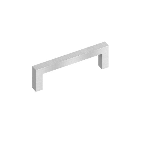 Solid Stainless Steel Pull Handle 10mm x 10mm x 330mm. 320mm CTC. Projection 30mm in Satin Stainless