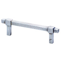 Jolie cross handle in bronze finish, 128x35x12mm, for cabinet or drawer installation, with a sleek and modern design.