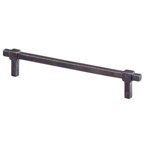 CROSS - HANDLE  / AGED BRONZE / CC 160MM /192*35*12MM in Aged Bronze