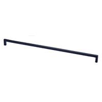 Black Jolie Essence handle measuring 490x32x10mm, featuring a sleek design and sturdy construction for furniture or cabinetry.