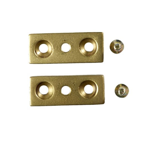 ESSENCE - TOWEL RAIL SUPPORT / AGED GOLD / 40*7*16MM in Aged Gold