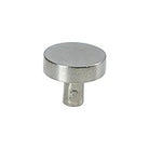 LUNE30 KNOB BRASS/OLD SILVER Ø30MM*25MM in Old Silver