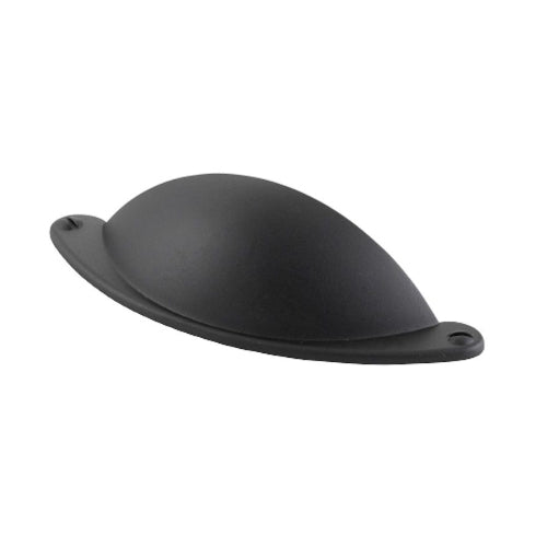 Cup Pull, 64mm - Matt Black in Black