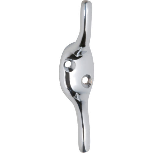 Cleat Hook Chrome Plated H75xP20mm in Chrome Plated