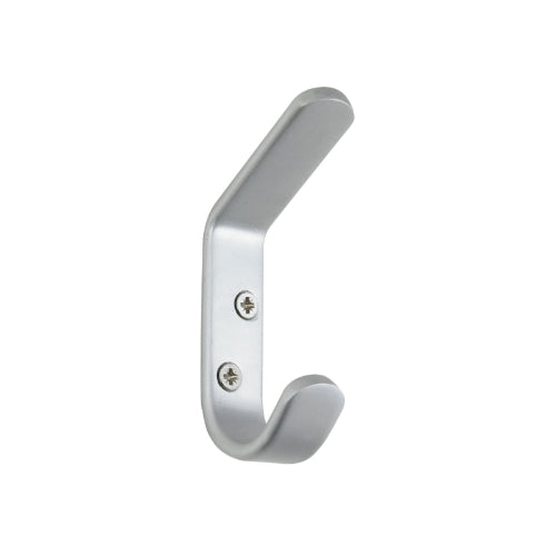 Aluminium Hat & Coat Hook in Brushed Nickel