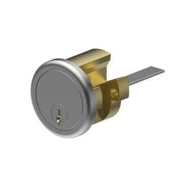 Lockwood Round 201, SERIES 2, Power Industry Cylinder  inc. MT5 KEY AA2736 in Satin Chrome