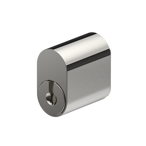 Lockwood 570 , Fire Services Oval Cylinder inc. 1 Key in Polished Chrome