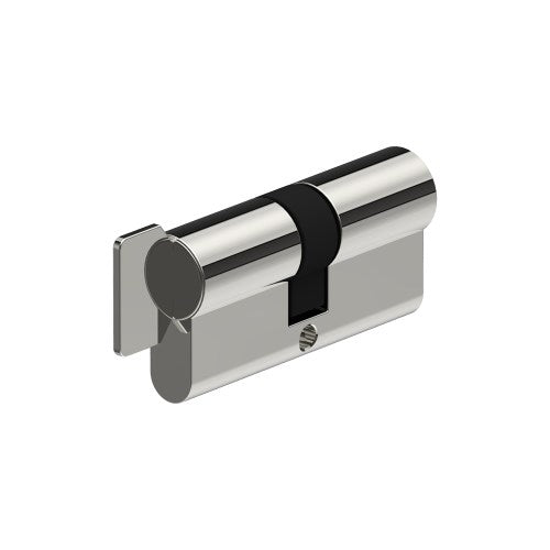 Wynns Locksmiths Euro Cylinder & Turn lock, 90mm size, with keyhole and turn handle for secure door locking.