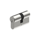 Euro double cylinder lock, 90mm, by Wynns Locksmiths, showing the brass cylinder with keyholes on both sides.