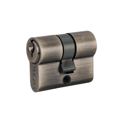 Euro Double Cylinder, 40mm - 3 Pin in Graphite Nickel