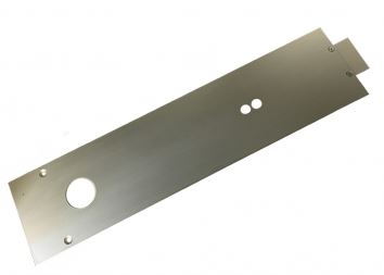 Briton 2800 Cover Plate for Wood Frame in Satin Stainless
