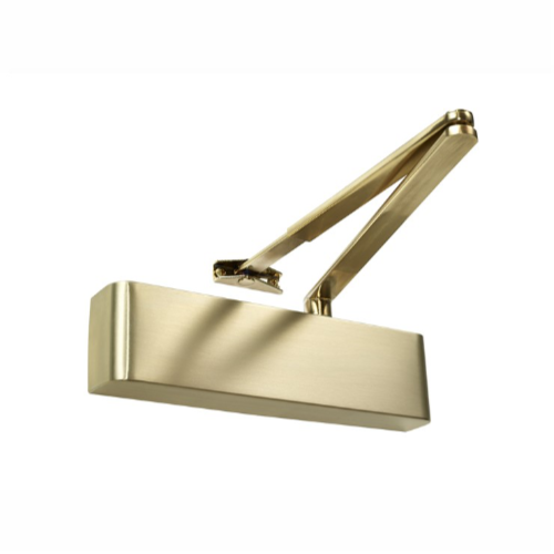 TS9205 Slimline Closer Combined Unit, Includes Mechanism, Cover & Flat Bat Armset in Antique Brass