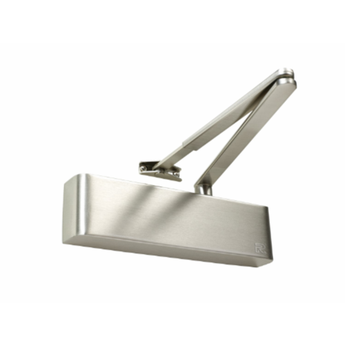 TS9205 Slimline Closer Combined Unit, Includes Mechanism, Cover & Flat Bat Armset in Satin Stainless