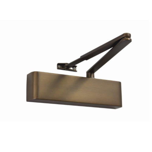 TS9205 Slimline Closer Combined Unit, Includes Mechanism, Cover & Flat Bat Armset in Weathered Bronze