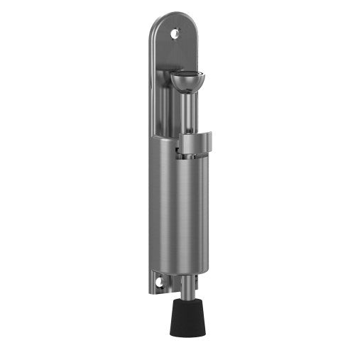 Door Holder, Push Down, Push Release, Stainless Steel, 25mm Throw in Satin Stainless