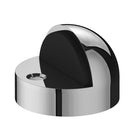 003 Dome Door Stop, Floor Mounted, Solid Stainless Steel Ø44mm Extended Base 11mm in Polished Stainless Steel