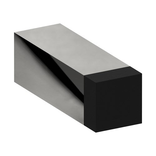 024 Door Stop, Wall Mounted, Square 25mm x 25mm x 75mm projection in Polished Stainless