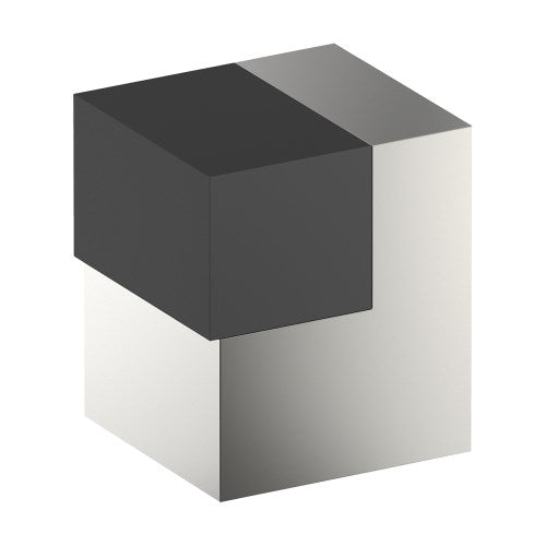 025 Door Stop, Floor Mounted or Wall Mounted, Square 25mm x 25mm x 40mm projection in Satin Stainless