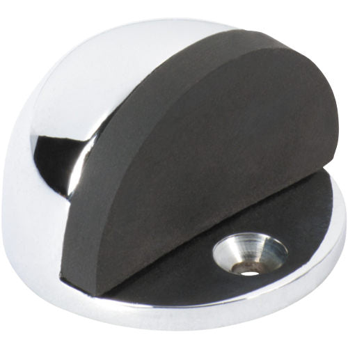 Door Stop Oval Chrome Plated H29xD40mm in Chrome Plated
