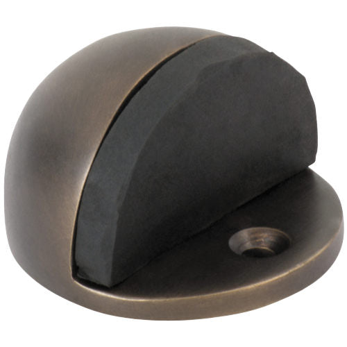 Door Stop Oval Antique Brass H29xD40mm in Antique Brass