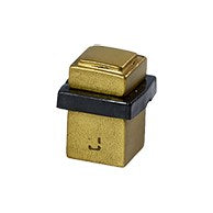 EVOKE - DOORSTOP BRASS/AGED GOLD 27*27*36MM in Aged Gold