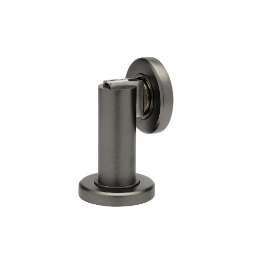 Magnetic Door Stop, Heavy Duty, 75mm Length in Graphite Nickel