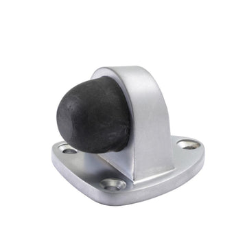 Triangular Door Stop in Satin Chrome