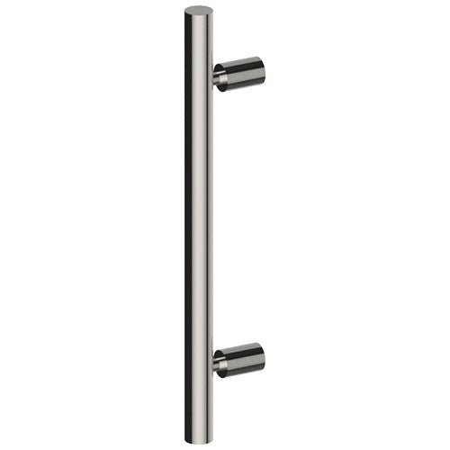 DUO Entrance Pull Handles, Stainless Steel, 32mm Ø x 400mm CTC (Back to Back Pair) in Polished Stainless