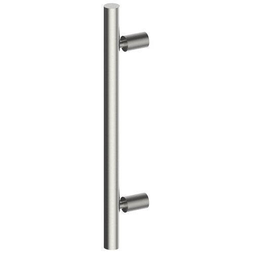 DUO Entrance Pull Handles, Stainless Steel, 32mm Ø x 400mm CTC (Back to Back Pair) in Satin Stainless