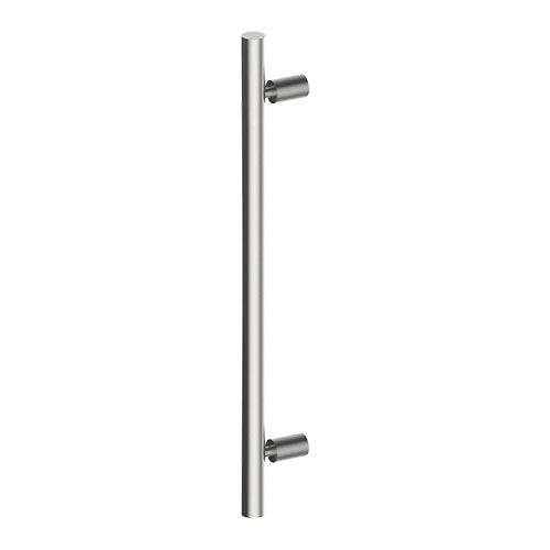 DUO Entrance Pull Handles, Stainless Steel, 32mm Ø x 600mm CTC (Back to Back Pair) in Satin Stainless