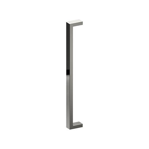 LINEA Entrance Pull Handles, Stainless Steel, 38mm x 25mm x 600mm CTC (Back to Back Pair) in Polished Stainless