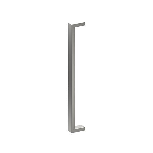 LINEA Entrance Pull Handles, Stainless Steel, 38mm x 25mm x 600mm CTC (Back to Back Pair) in Satin Stainless