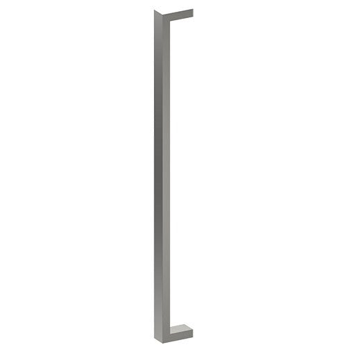 LINEA Entrance Pull Handles, Stainless Steel, 38mm x 25mm x 800mm CTC (Back to Back Pair) in Satin Stainless