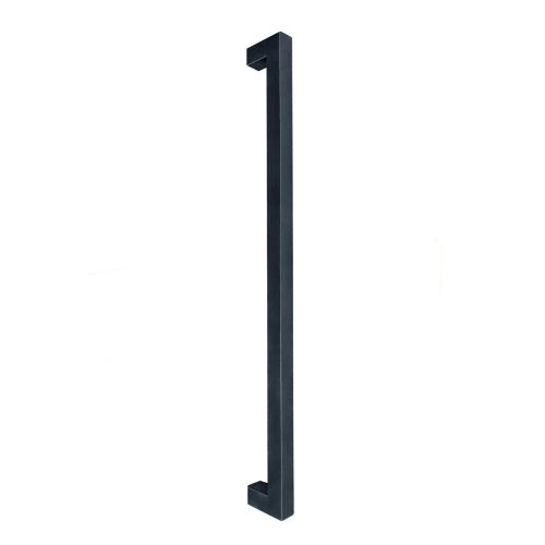 Toorak Pull Handle, 625mm (600mm Crs) - Rear Fix in Black