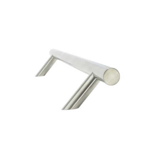 Omega Offset Pull Handle - 1800mm o/a, Rear Fix in Satin Stainless